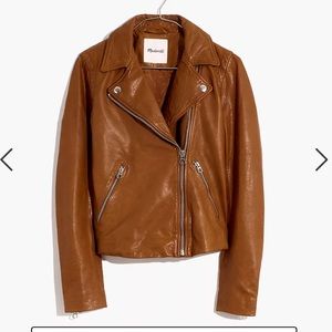 Madewell Washed Leather Moto Jacket